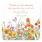 Colourful Wildflower Country Wedding Thank You