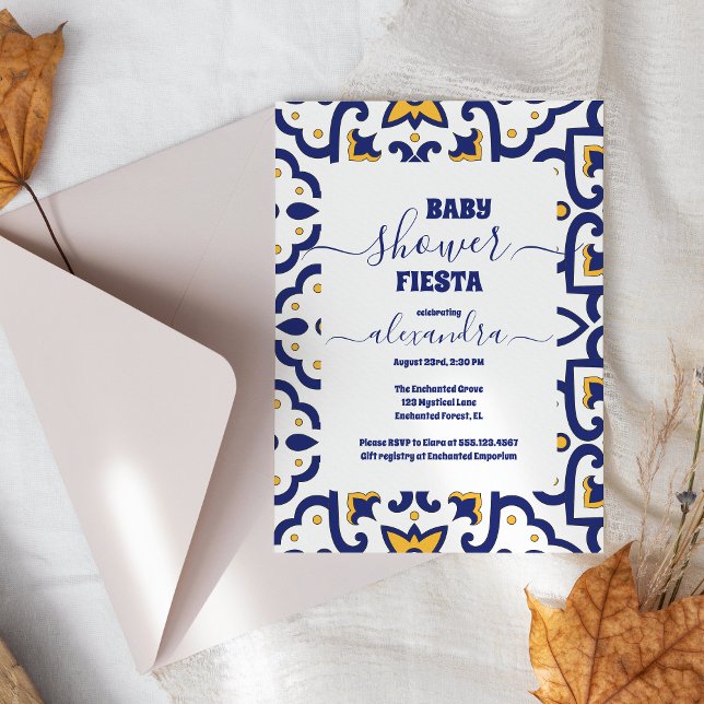 Colourful Wildflower Fiesta Senorita Baby Shower  Invitation (Creator Uploaded)