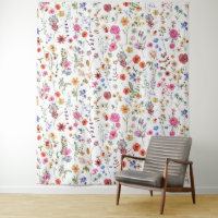 Colourful Wildflower Garden Living Room Office