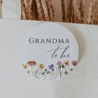 Colourful Wildflower Grandma To Be