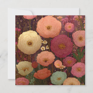 Colourful Wildflower Meadows 3 Invitation