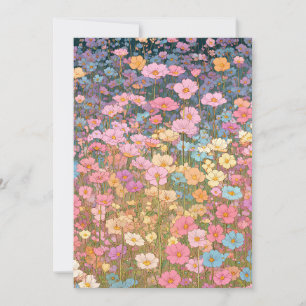 Colourful Wildflower Meadows 3 Invitation