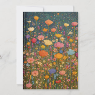 Colourful Wildflower Meadows 3 Invitation