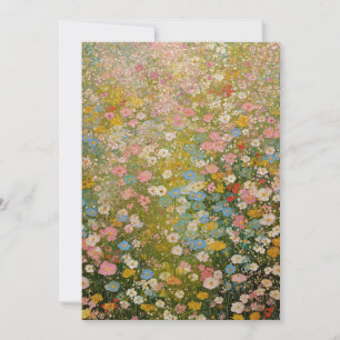 Colourful Wildflower Meadows 3 Invitation