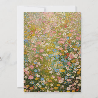 Colourful Wildflower Meadows 3 Invitation