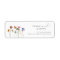 Colourful Wildflower | Return Address Label