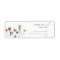 Colourful Wildflower | Wedding RSVP Return Address