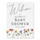Colourful Wildflower Welcome Baby Shower