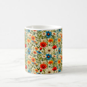 Colourful Wildflowers #6 Coffee Mug