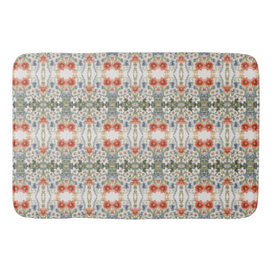 Colourful Wildflowers Bath Mat