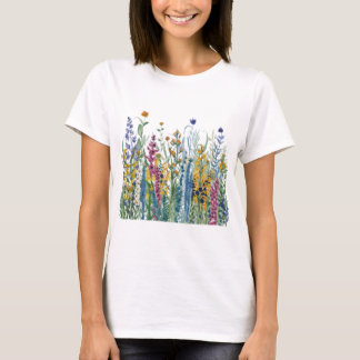 Colourful Wildflowers, Botanicals, Floral Active T T-Shirt