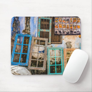 Colourful window frames mouse pad