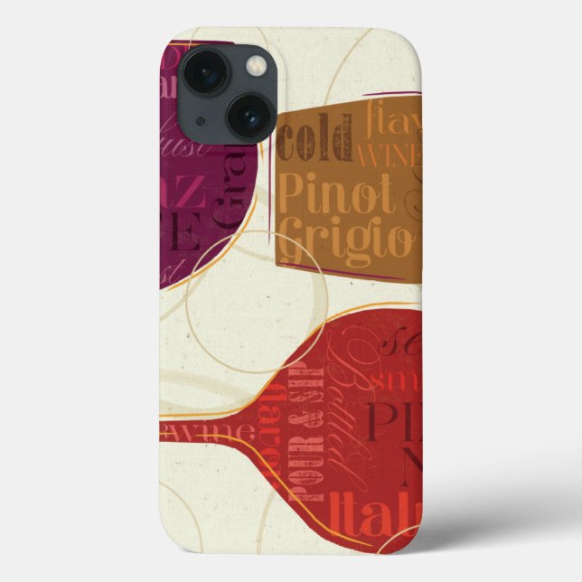 Colourful Wine Case-Mate iPhone Case (Back)