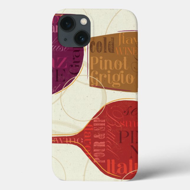 Colourful Wine Case-Mate iPhone Case (Back)