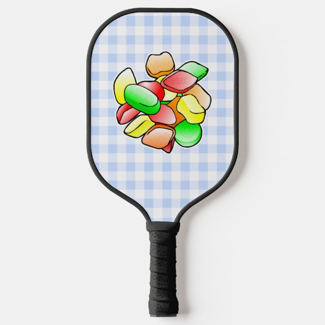 Colourful Wine Gums Pickleball Paddle (Front)