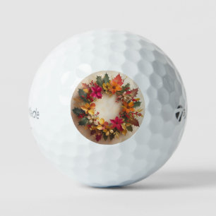 "Colourful Winter Wonder" Golf Balls