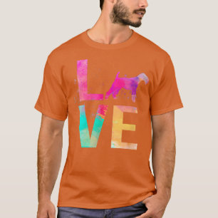 Colourful Wire Fox Terrier Dog Mum Gifts Wire Fox T-Shirt