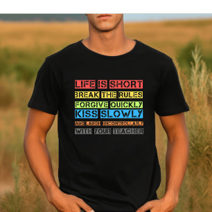 Colourful Wisdom: Embrace Life’s Vibrant Lessons T-Shirt