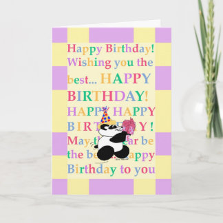 Colourful wishes to a 'be-hue-tiful' individual card