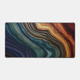 Colourful Wood Desk Mat