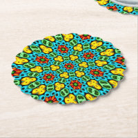 Colourful Wooden Balls Pattern
