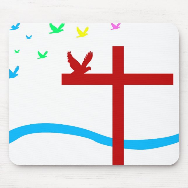 Colourful World Pad Mouse Pad (Front)