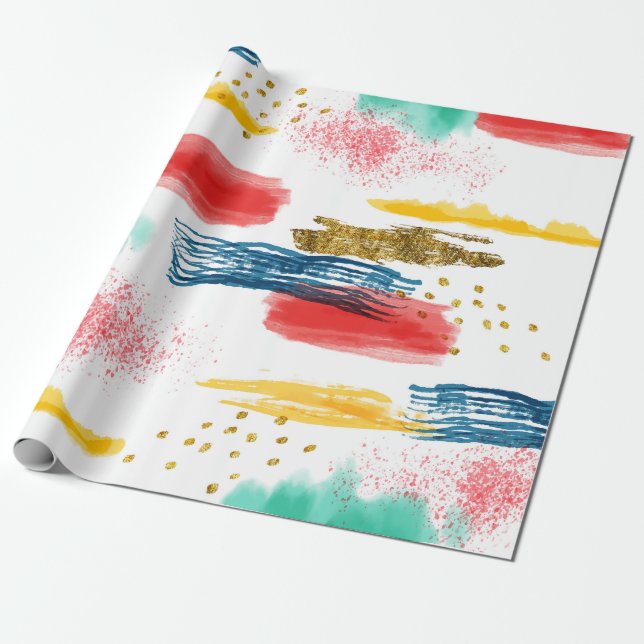 Colourful Wrapping Paper (Unrolled)