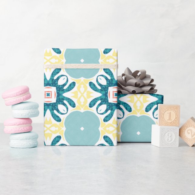Colourful Wrapping Paper (Baby Shower)
