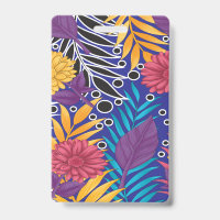 Colourful wrapping paper featuring creative floral