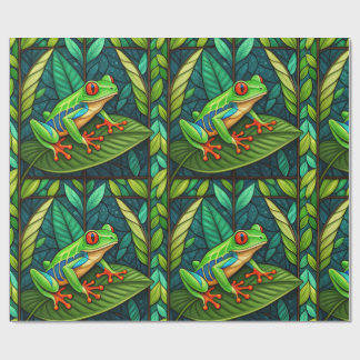 Colourful wrapping paper with a pattern 