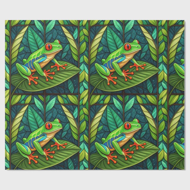 Colourful wrapping paper with a pattern  (Flat)