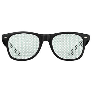 Colourful wrapping paper with a repeating pattern retro sunglasses