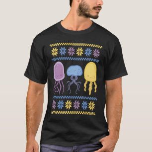 Colourful Xmas outfit with three different jellyfi T-Shirt
