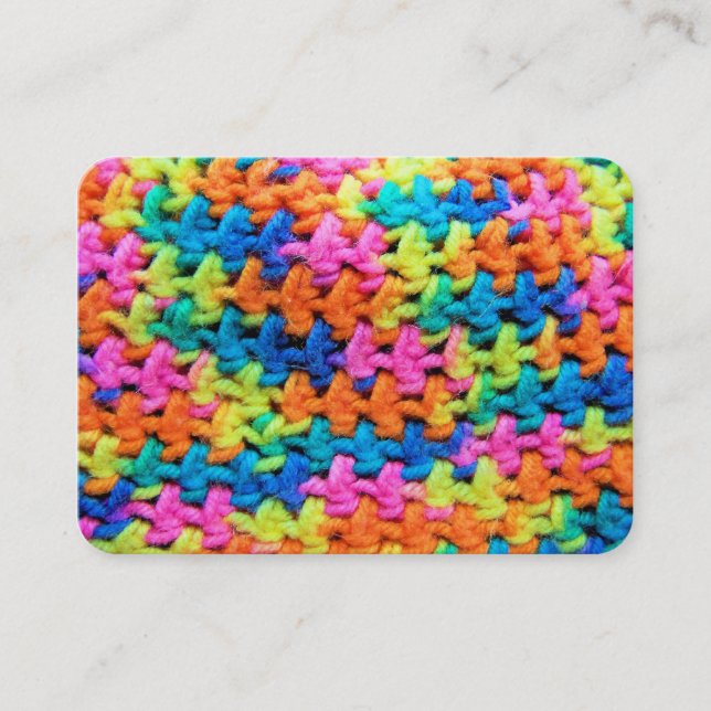 Colourful Yarn Business Card (Front)