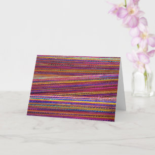 Colourful Yarn Card