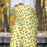 Colourful Yellow Butterflies Pattern Leggings<br><div class="desc">Fly Into Fashion: Take your style to new heights with these Butterfly leggings! Combining bold colours with a comfortable, flattering fit, they’re perfect for casual wear or adding a playful touch to your wardrobe. Beautiful, charming, and one-of-a-kind, these leggings are ready to make a statement. Don’t miss out—grab your pair...</div>
