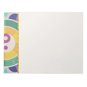 Colourful Yin Yang Pattern Notepad