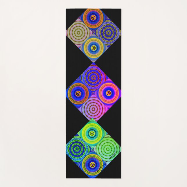 Colourful Yoga Mat (Front)