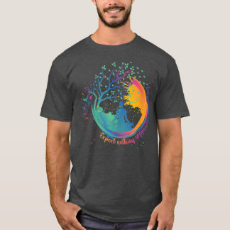 Colourful Yoga Zen Epect Nothing Appreciate Everyt T-Shirt