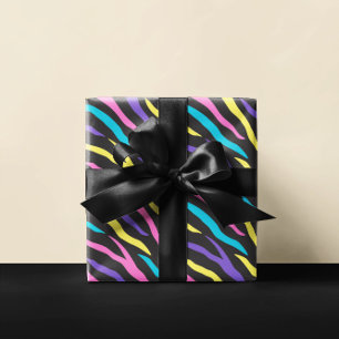 Colourful Zebra Pattern Wrapping Paper