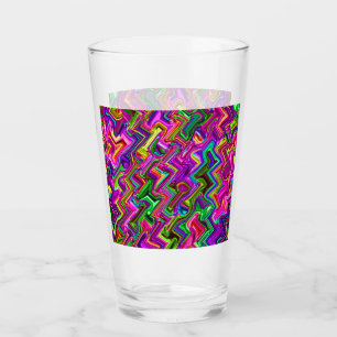 Colourful Zigzag #2 Glass