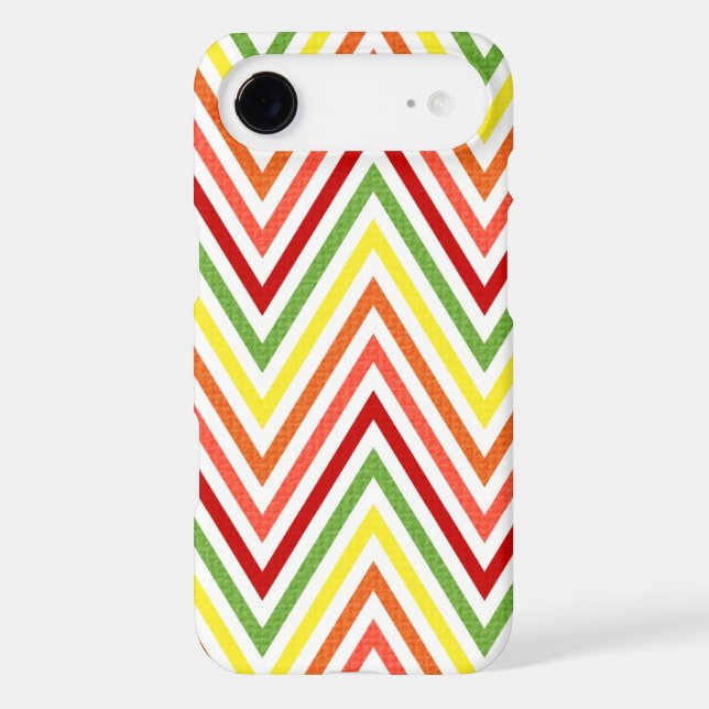 Colourful Zigzag Chevron Pattern Case-Mate iPhone Case (Back)