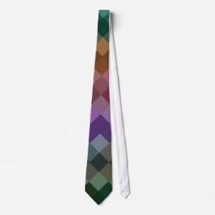 Colourful Zigzag Seamless Pattern Tie