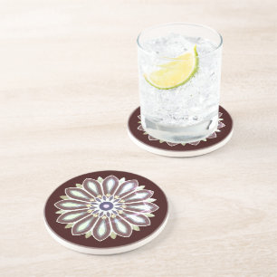 COLOURFULL FLOWER ART GIFT DAUGHTER MOM BOSS 2026 COASTER