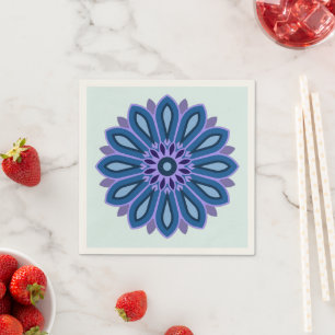 COLOURFULL FLOWER ART GIFT DAUGHTER MOM BOSS 2026 NAPKIN