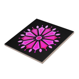 COLOURFULL FLOWER ART GIFT DAUGHTER MOM BOSS 2026 TILE