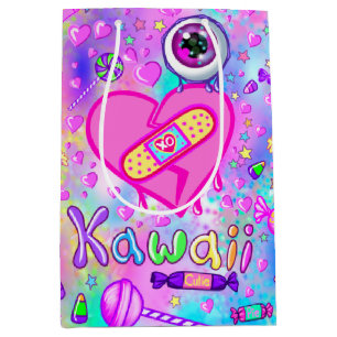 Colourfully Cute I Love Kawaii - Medium Gift Bag