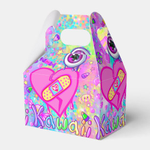 Colourfully Cute I Love Kawaii Party Favour Boxes