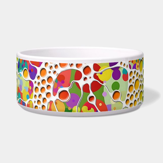 Colourfully Dots Spirals Hand Painting 2 (Front)