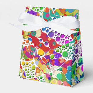 Colourfully Dots Spirals Hand Painting 2 Favour Box